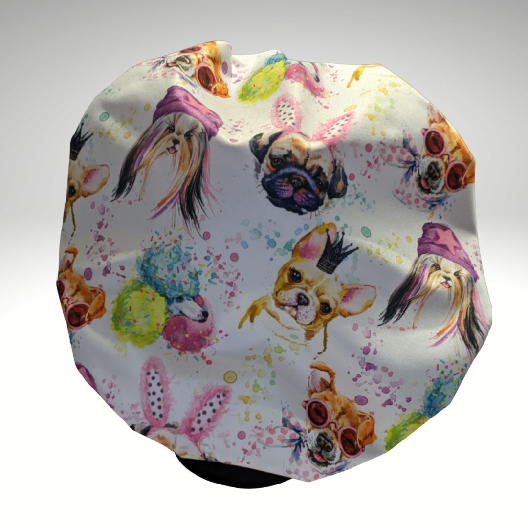 Animal-themed shower caps