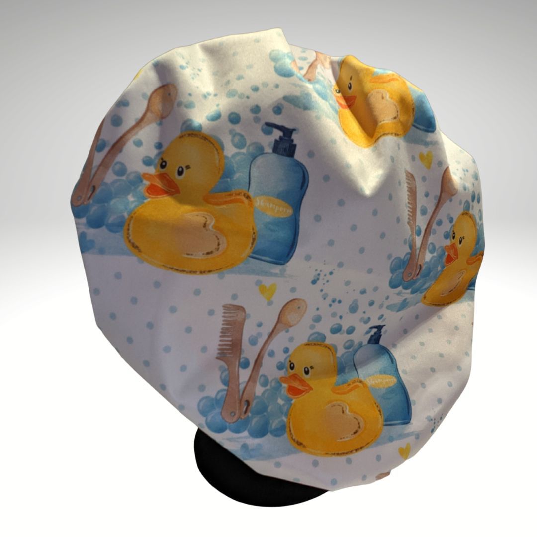 Animal-themed shower caps