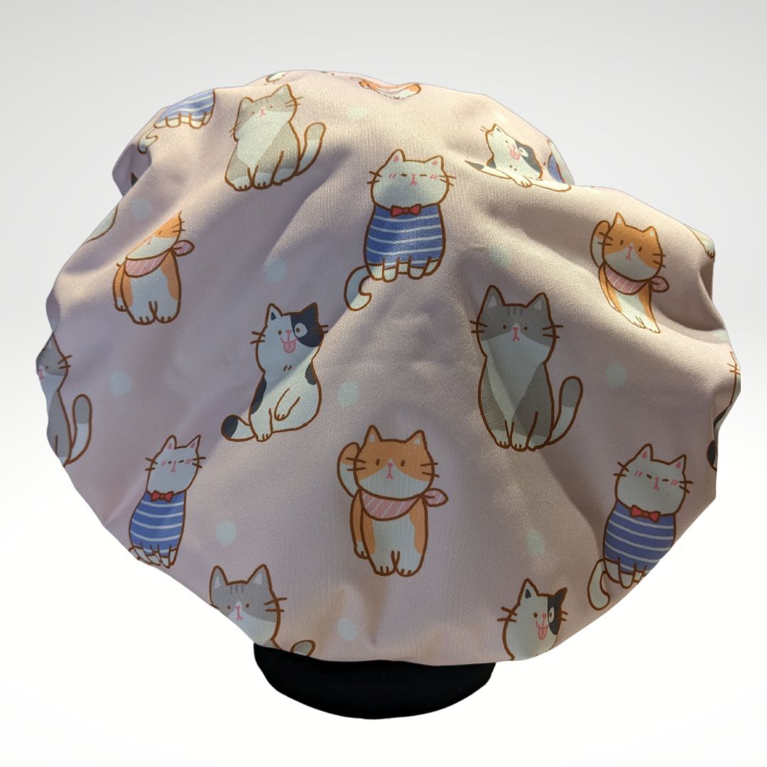 Animal-themed shower caps