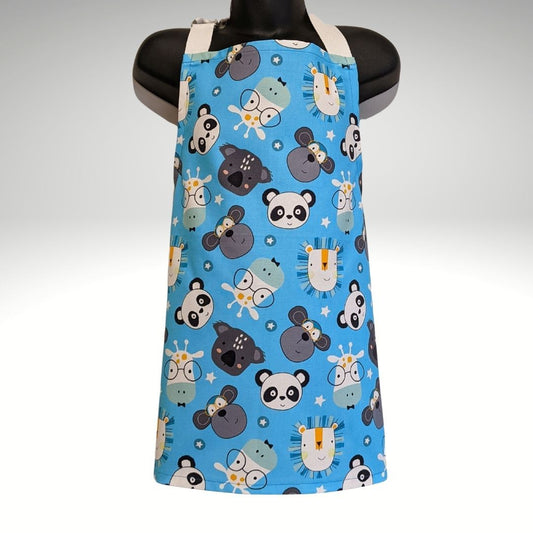 Animal heads child's apron