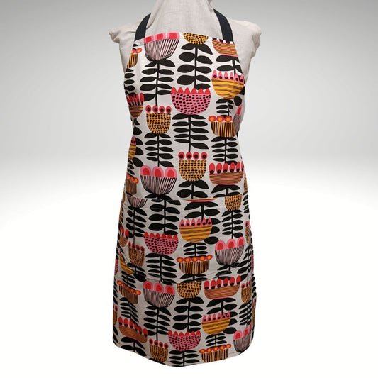 Stylised floral apron