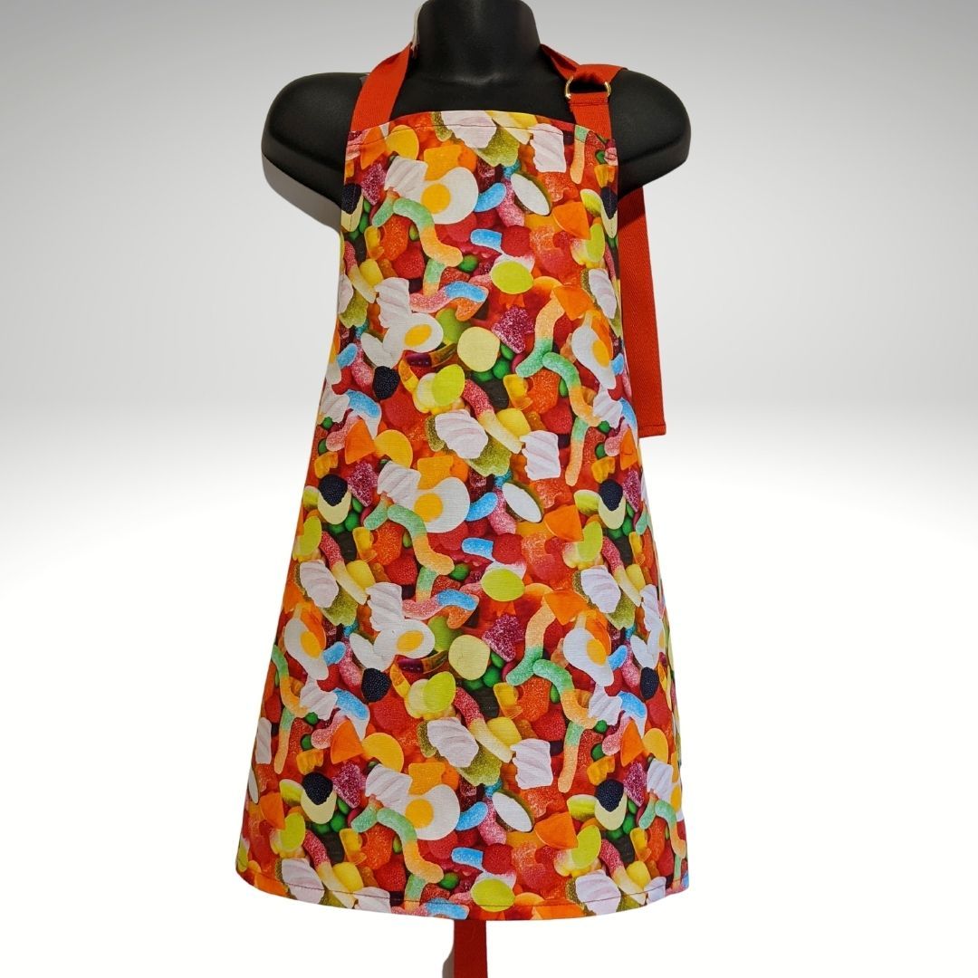 A bag of lollies child's apron