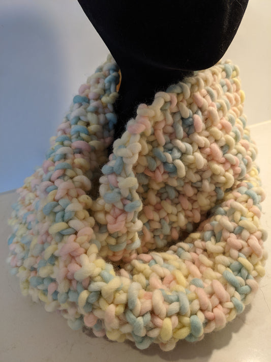 Hand knitted snood