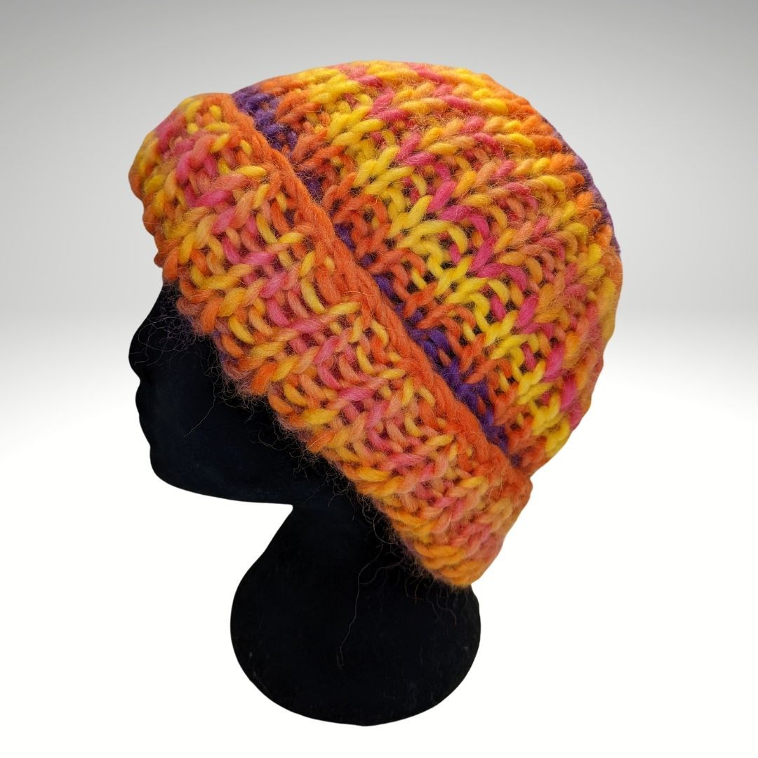 Fold-back beanie