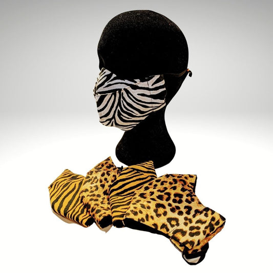 Animal print facemasks