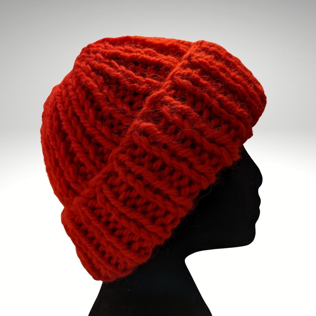 Fold-back beanie