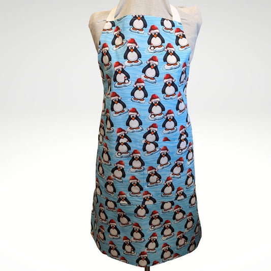 Jolly penguins apron